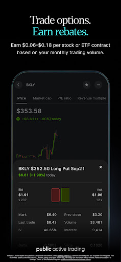 Public – Stocks and Options screenshot