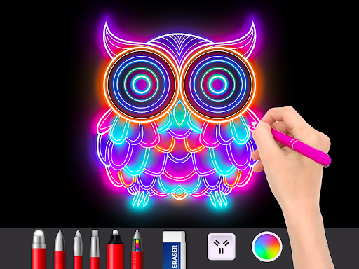 Doodle Master - Glow Art screenshot