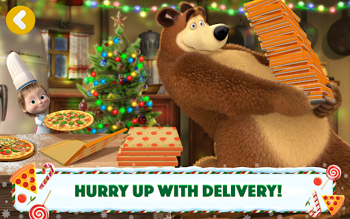 Masha and the Bear Pizza Maker screenshot
