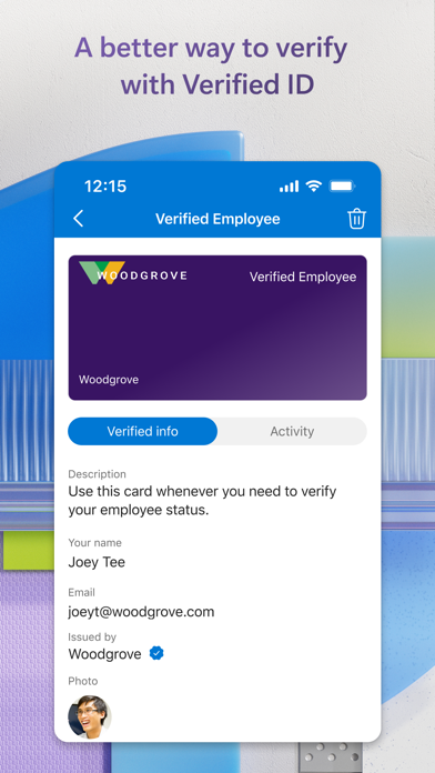 Microsoft Authenticator screenshot