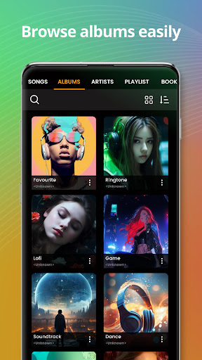 Music player screenshot