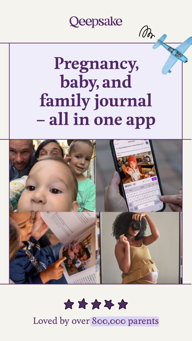 Qeepsake: Family & Baby Book screenshot
