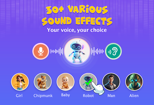 Voice Changer AI, Sound Effect screenshot