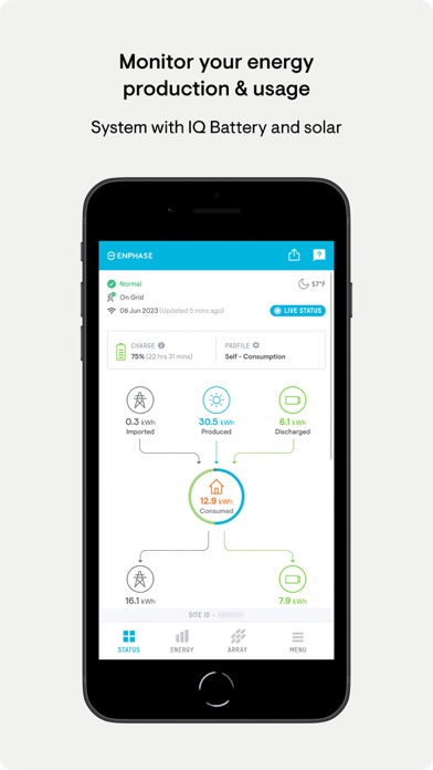 Enphase Enlighten screenshot