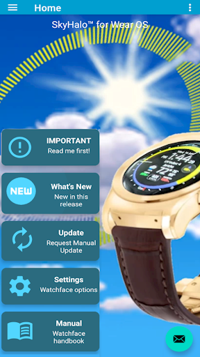 SkyHalo Weather for Wear OS screenshot
