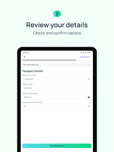 iVisa: ETA, eVisa, NZeTA, Visa screenshot