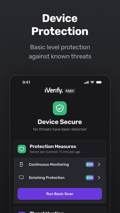 iVerify Basic screenshot