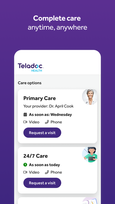 Teladoc Health screenshot