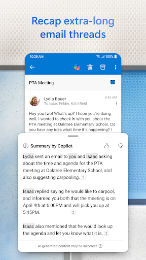 Microsoft Outlook screenshot