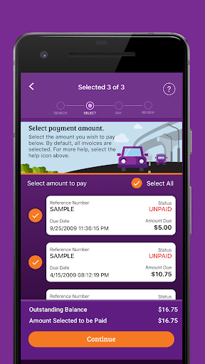 E-PASS Toll App screenshot