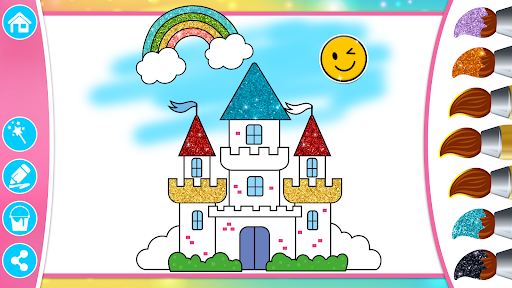 Princess Coloring Book & Games screenshot