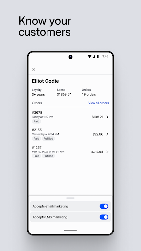 Shopify Point of Sale (POS) screenshot