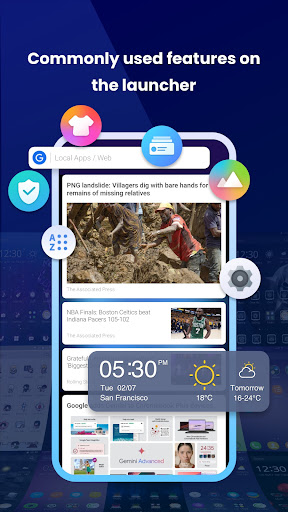 Live Launcher Lite-3Dwallpaper screenshot