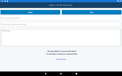 MacroPoint for Truckers screenshot