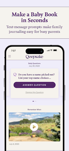 Qeepsake: Family Photo Album screenshot