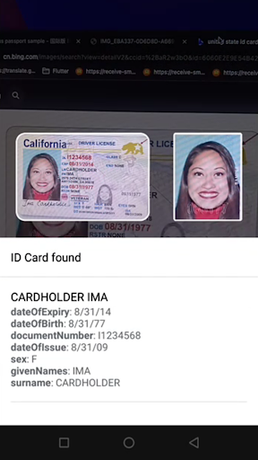 ID Card, Passport, Driver Lice screenshot