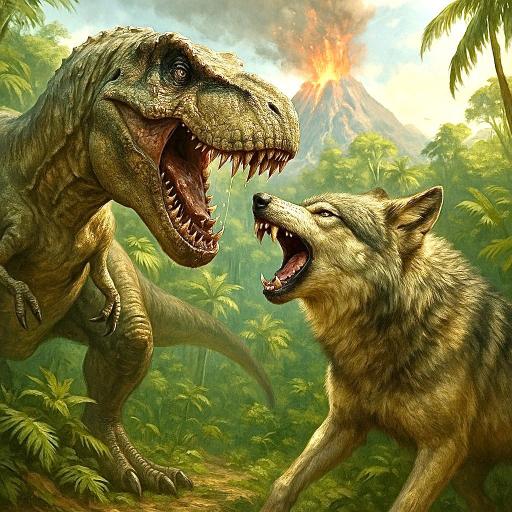 Jurassic Clash Wild Primal Sim icon