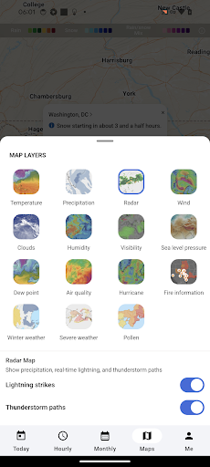 MSN Weather - Forecast & Maps screenshot