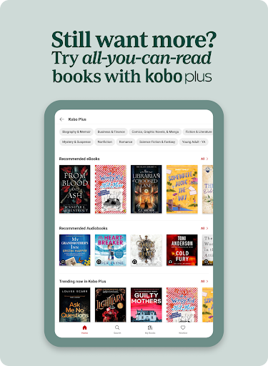 Kobo | eBooks & Audiobooks screenshot