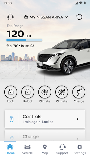 MyNISSAN® screenshot