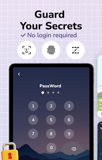 Diary with Lock: Diary Journal screenshot
