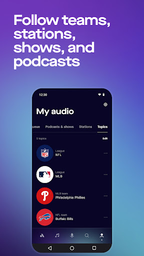 Audacy: Radio & Sports Talk screenshot