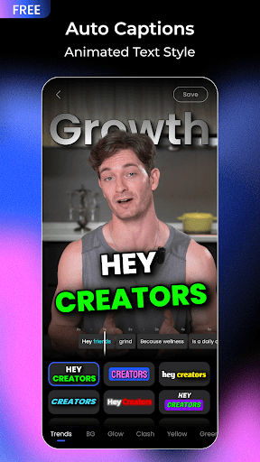 Vmake AI Captions screenshot