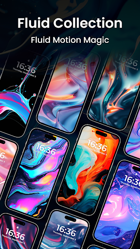 Magic Fluid Live Wallpapers 5D screenshot