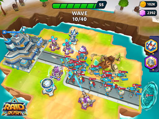 Raid Rush: Tower Defense TD screenshot