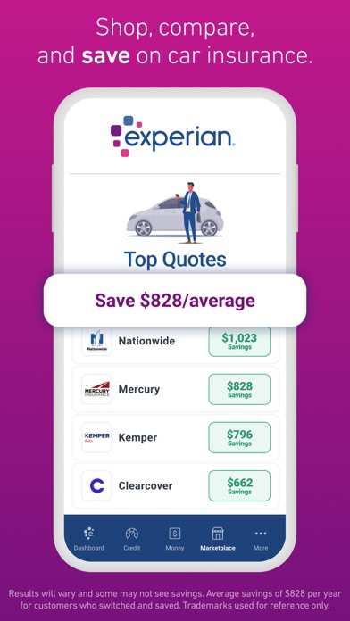 Experian screenshot
