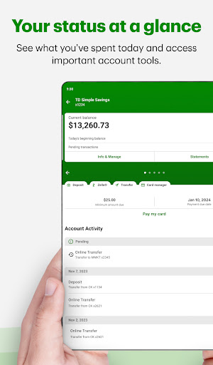 TD Bank (US) screenshot