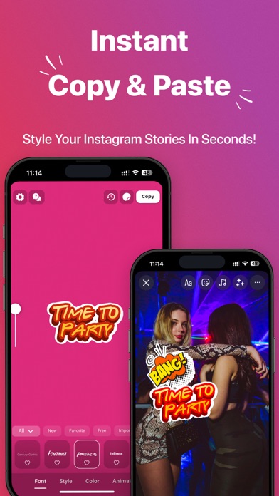 StoryFont for Instagram Story screenshot