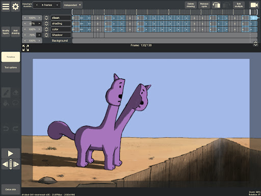 RoughAnimator - animation app screenshot
