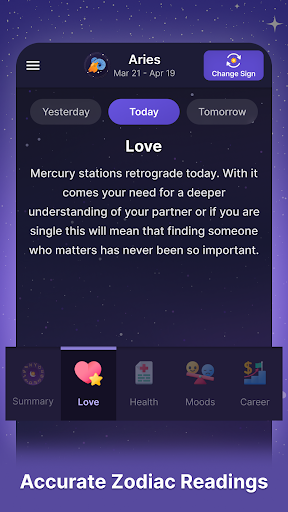 Daily Horoscope Launcher screenshot