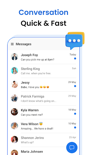Messages - sms text message screenshot