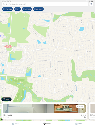USHUD Foreclosure Home Search screenshot