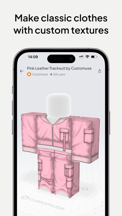 Customuse: Skins Maker Roblox screenshot