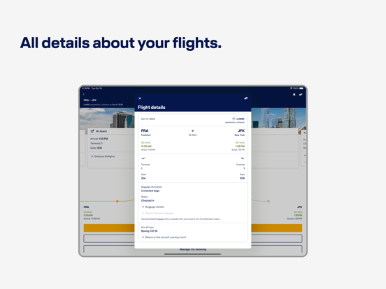 Lufthansa screenshot