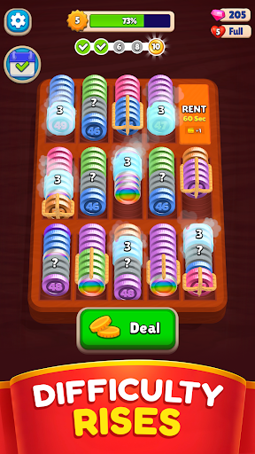 Pocket Sort: Coin Merge Puzzle screenshot