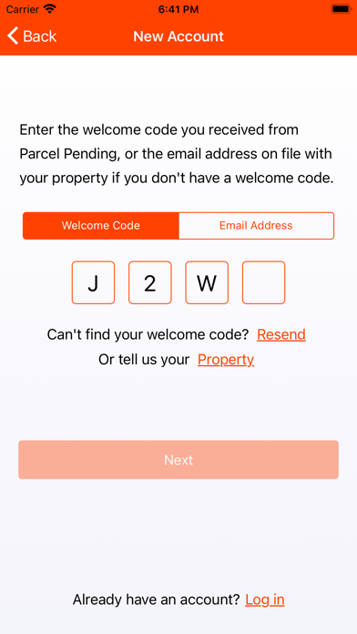Parcel Pending screenshot