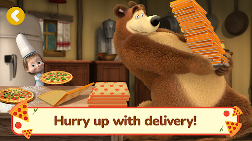 Masha and the Bear Pizza Maker screenshot