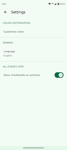 Fossify Thank You screenshot