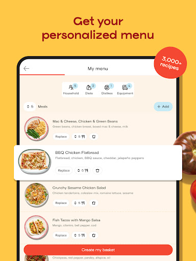 Jow - easy recipes & groceries screenshot