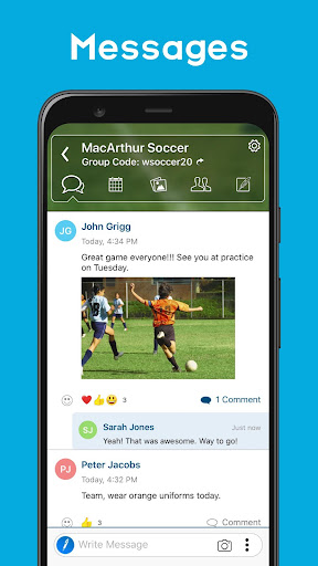 TeamReach - Your Team App screenshot