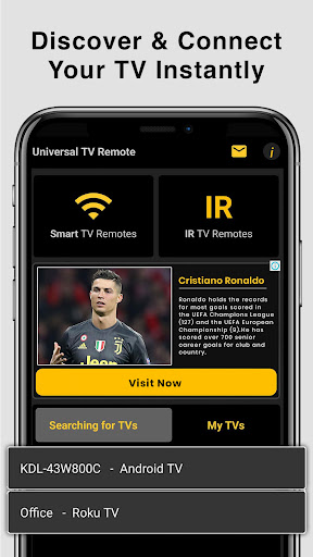 Universal TV Remote Control screenshot