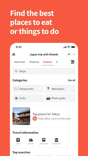 Wanderlog - Trip Planner App screenshot
