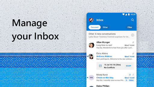 Microsoft Outlook Lite: Email screenshot