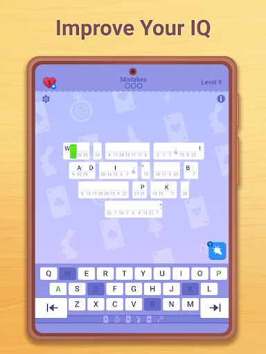 Cryptogram - Word Brain Puzzle screenshot