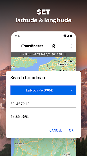 GPS Coordinates Locator Map screenshot