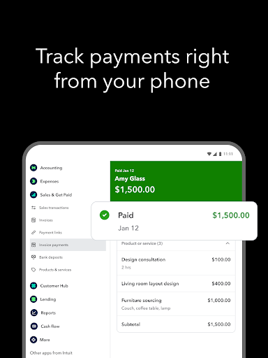 Intuit QuickBooks for Business screenshot